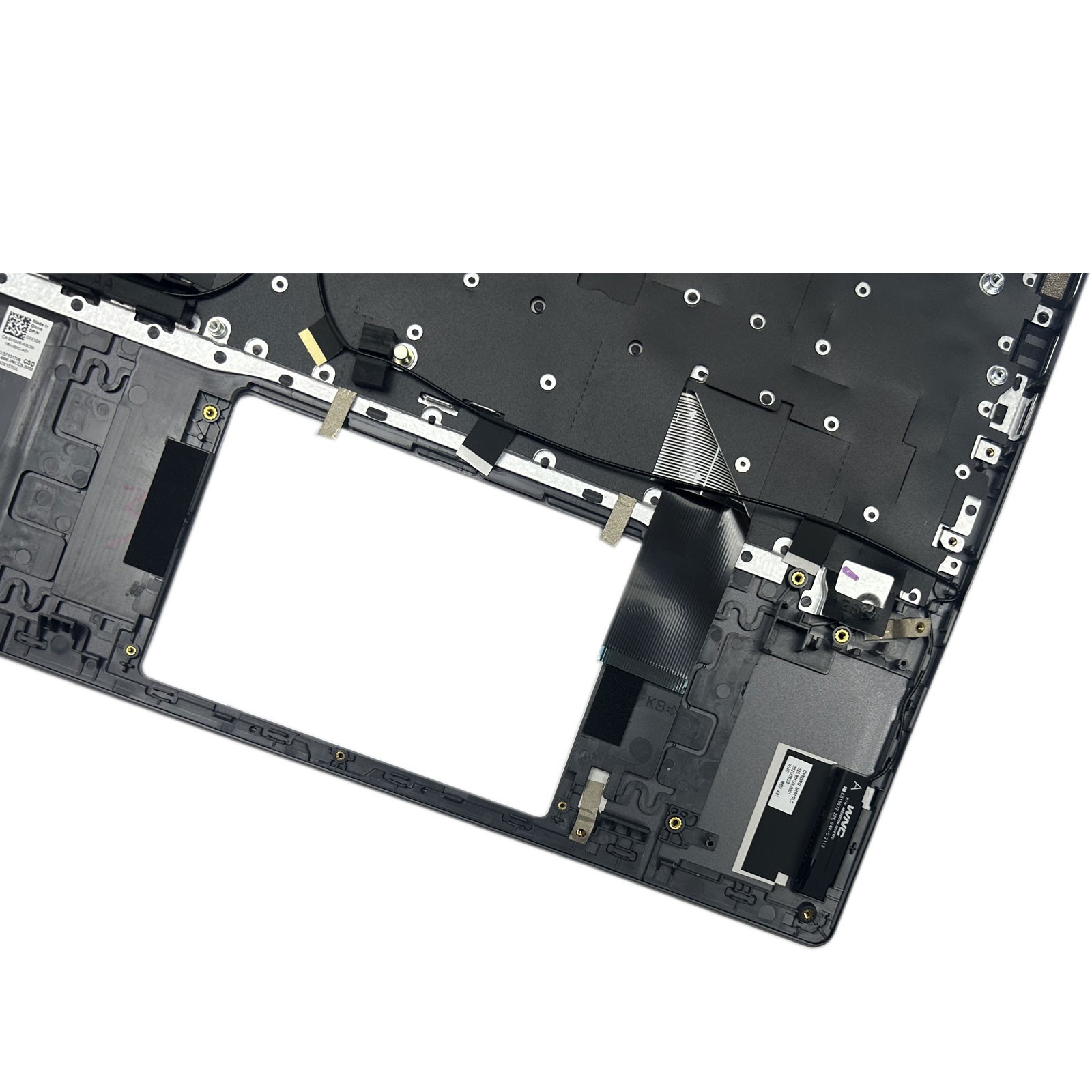 New Dell Vostro 15 5510 5515 V5510 Gray Palmrest Case Keyboard Backlit 0JVYYX US