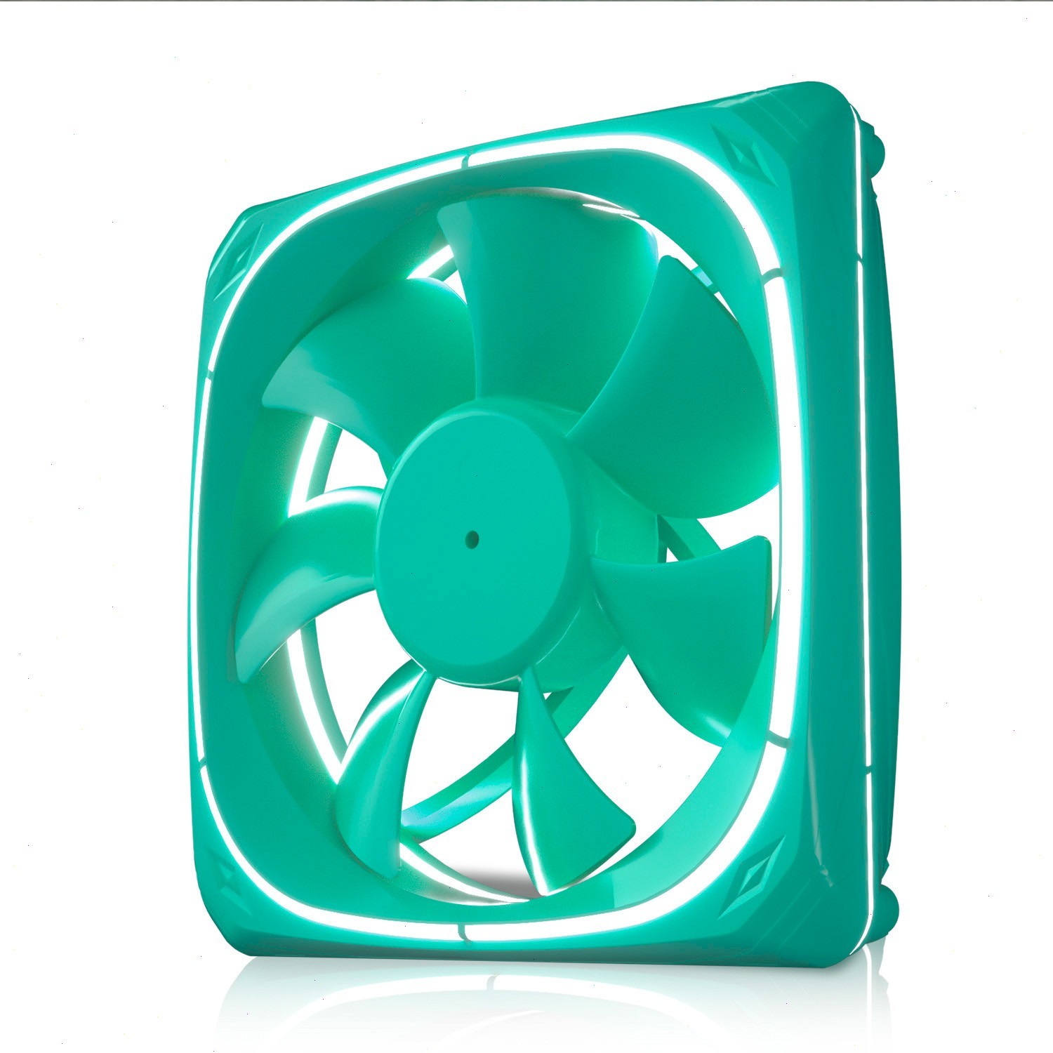 120mm Green PC Case Fan Quiet Cooling 4-Pin Gaming Desktop Computer Cooling Fan