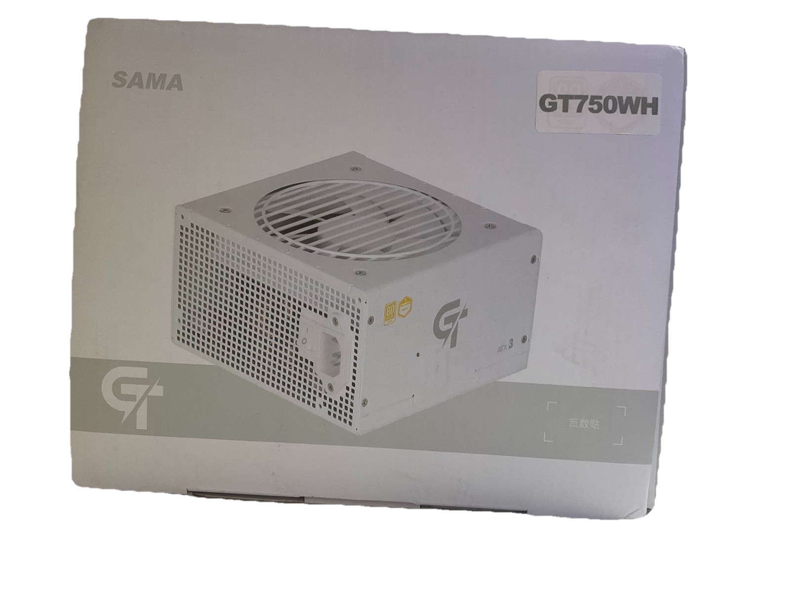SAMA 750W White Power Supply 80 PLUS Gold Fully Modular ATX