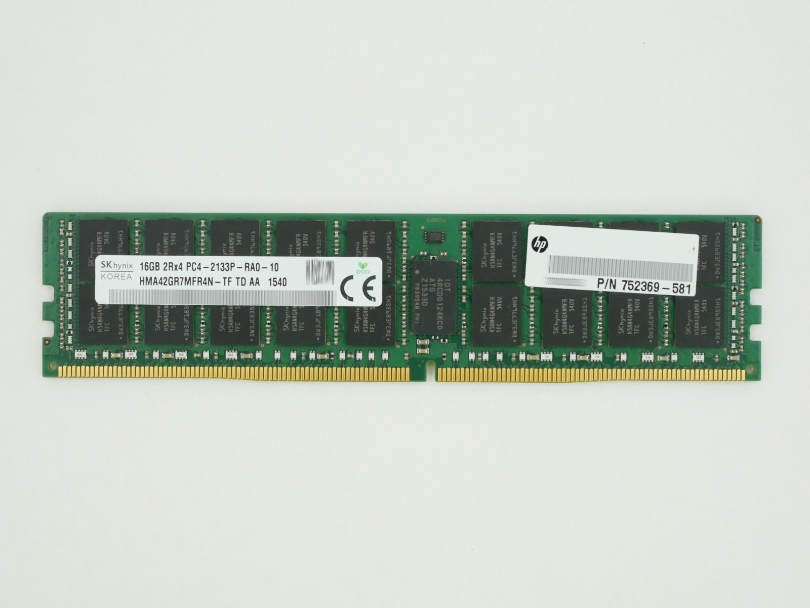 HP Hynix 16GB PC4-17000 DDR4-2133MHz ECC Reg Dimm HMA42GR7MFR4N-TF 752369-581