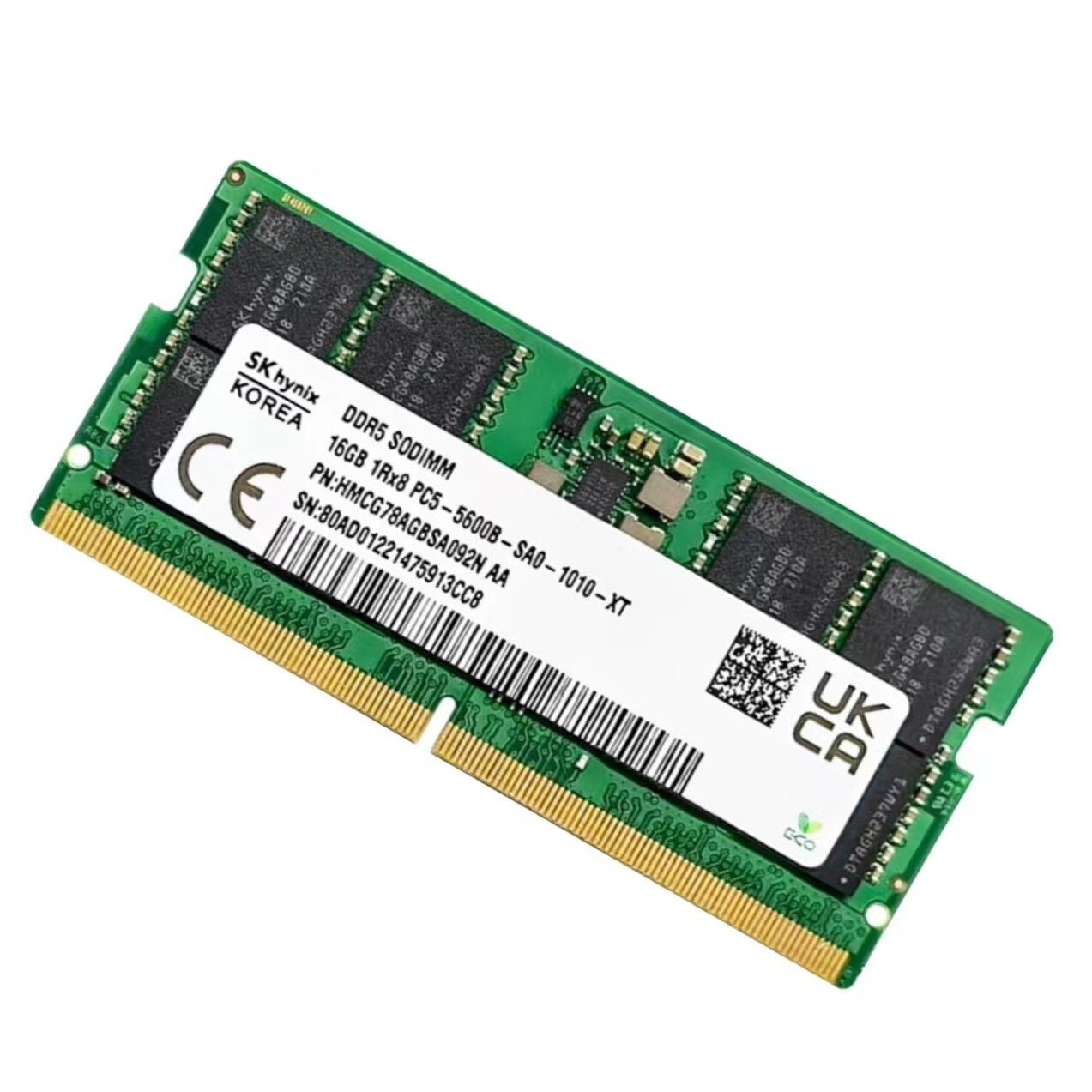 New SK Hynix 64GB (4X 16GB) DDR5 5600MHz PC5-44800 1RX8 Laptop SODIMM Memory Ram