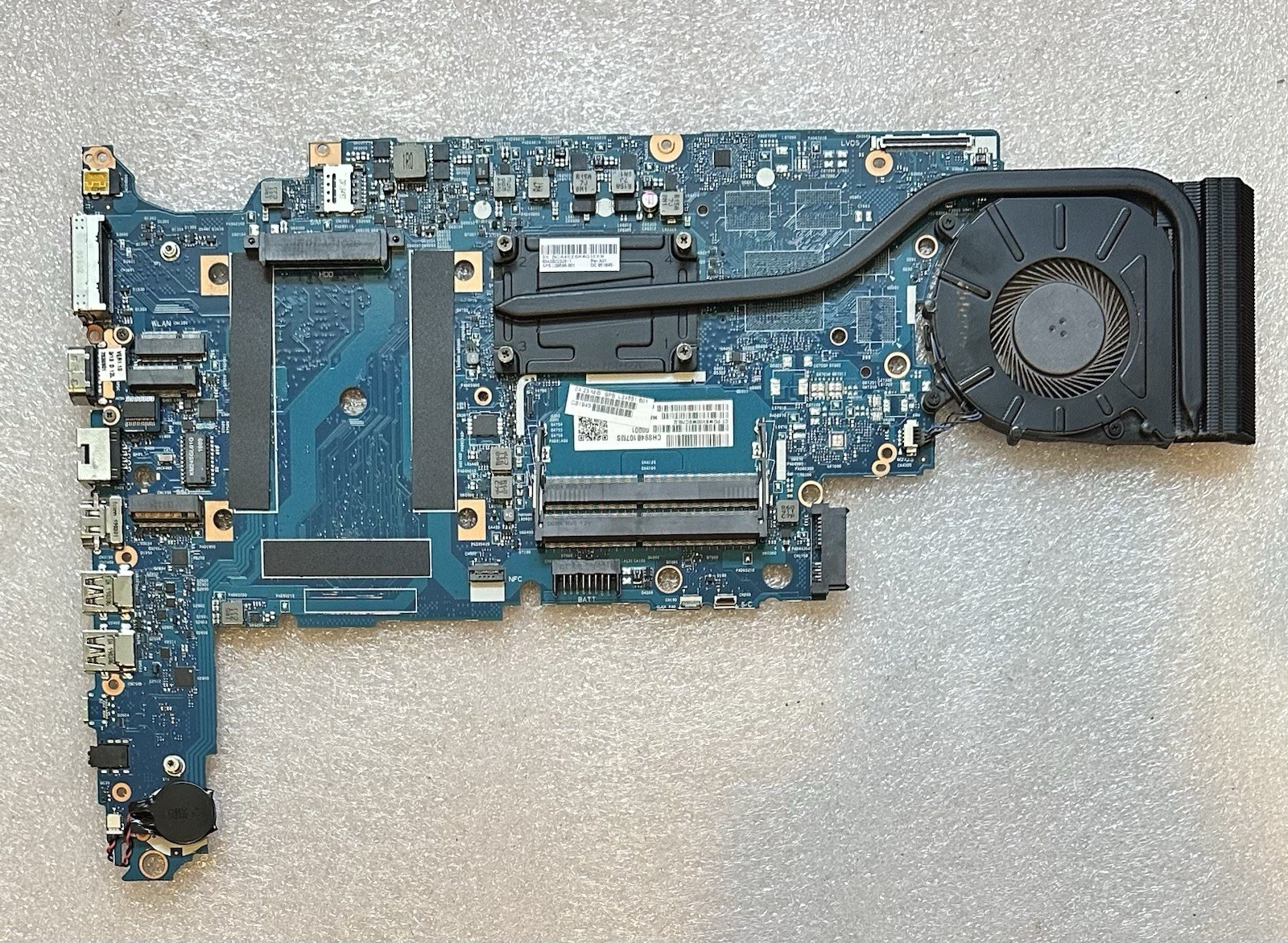 HP ProBook 650 G4 Intel Core i5-8350U 1.70 GHz Motherboard L24851-601 Heatsink