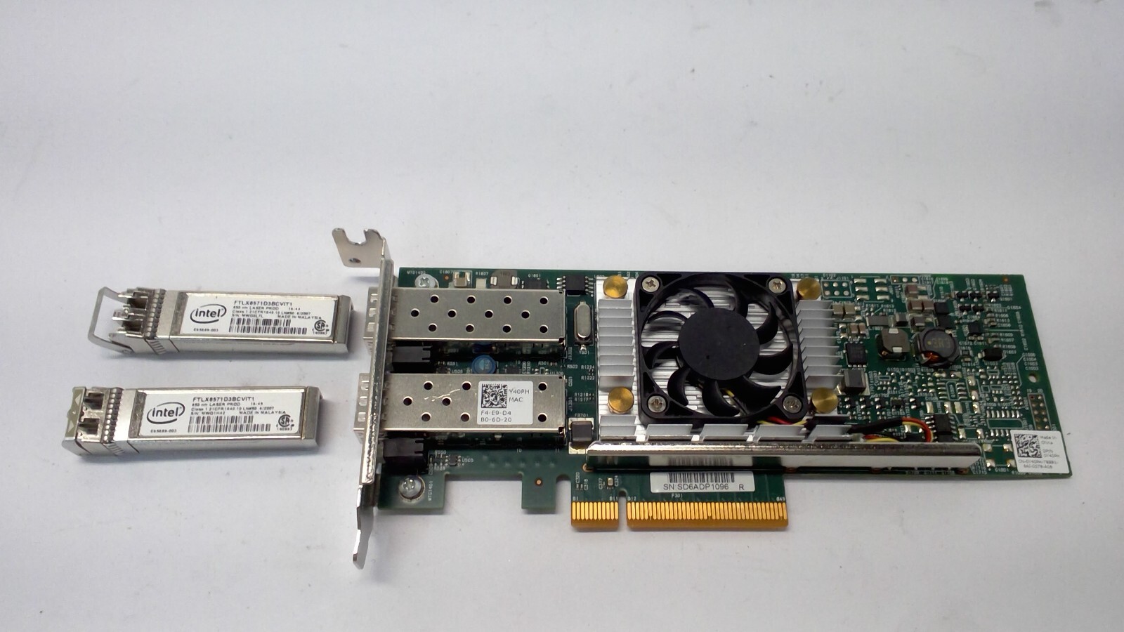 Y40PH / 0Y40PH DELL 57810 10GB DUAL PORT PCIE NETWORK CARD W/ 2x SFP – L.Profile