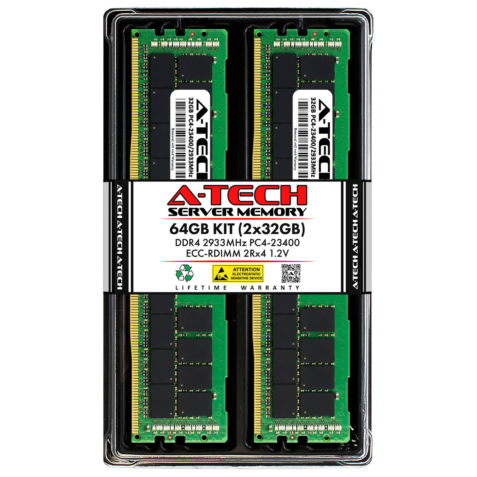 64GB 2x 32GB PC4-2933 RDIMM Lenovo ThinkSystem SR630 SR850 SR950 Memory RAM