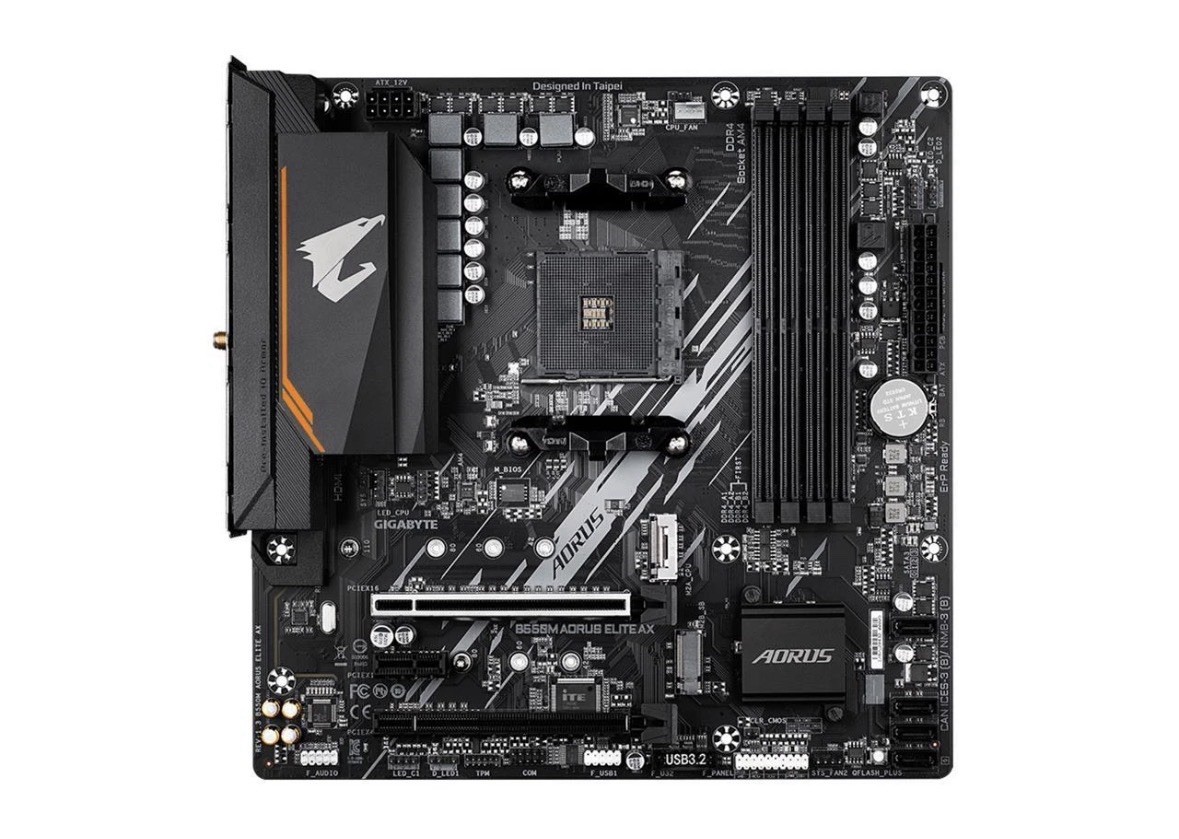 GIGABYTE B550M AORUS Elite AX (Rev 1.3) AMD AM4 MATX Motherboard