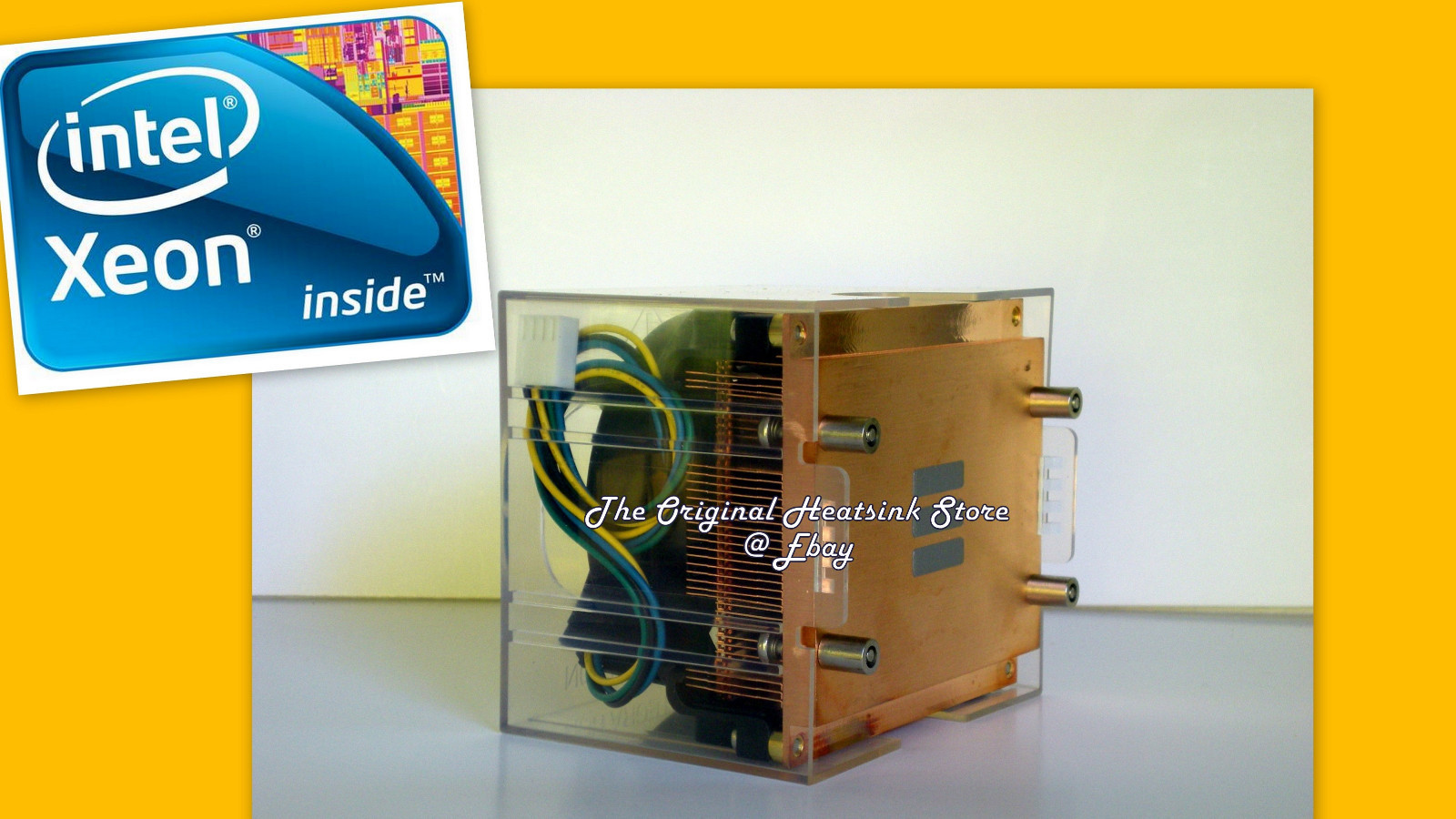 Intel Xeon CPU Heatsink 1U-3U+ Fan for L5335-X5365-X5355 Socket J LGA771 – New