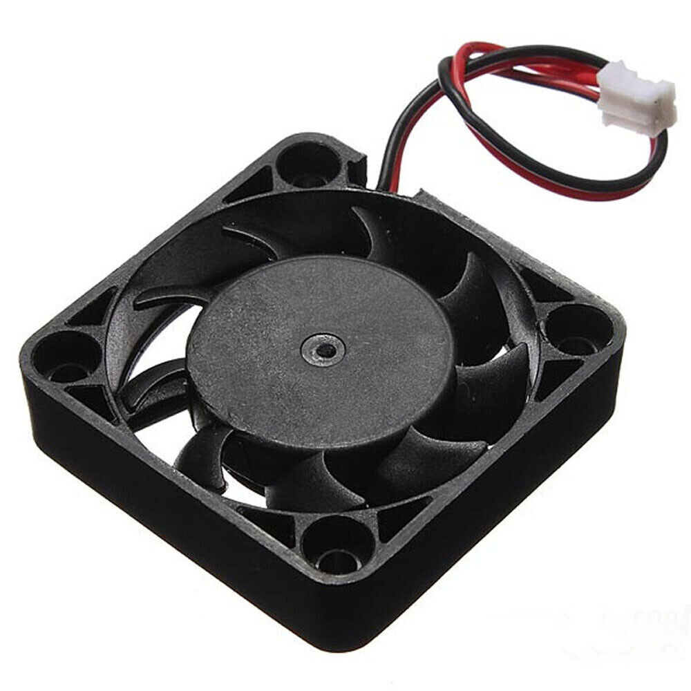 8pc 12V Mini Silent Cooling Computer Fan – Small 40mm x 10mm DC Brushless 2-pin