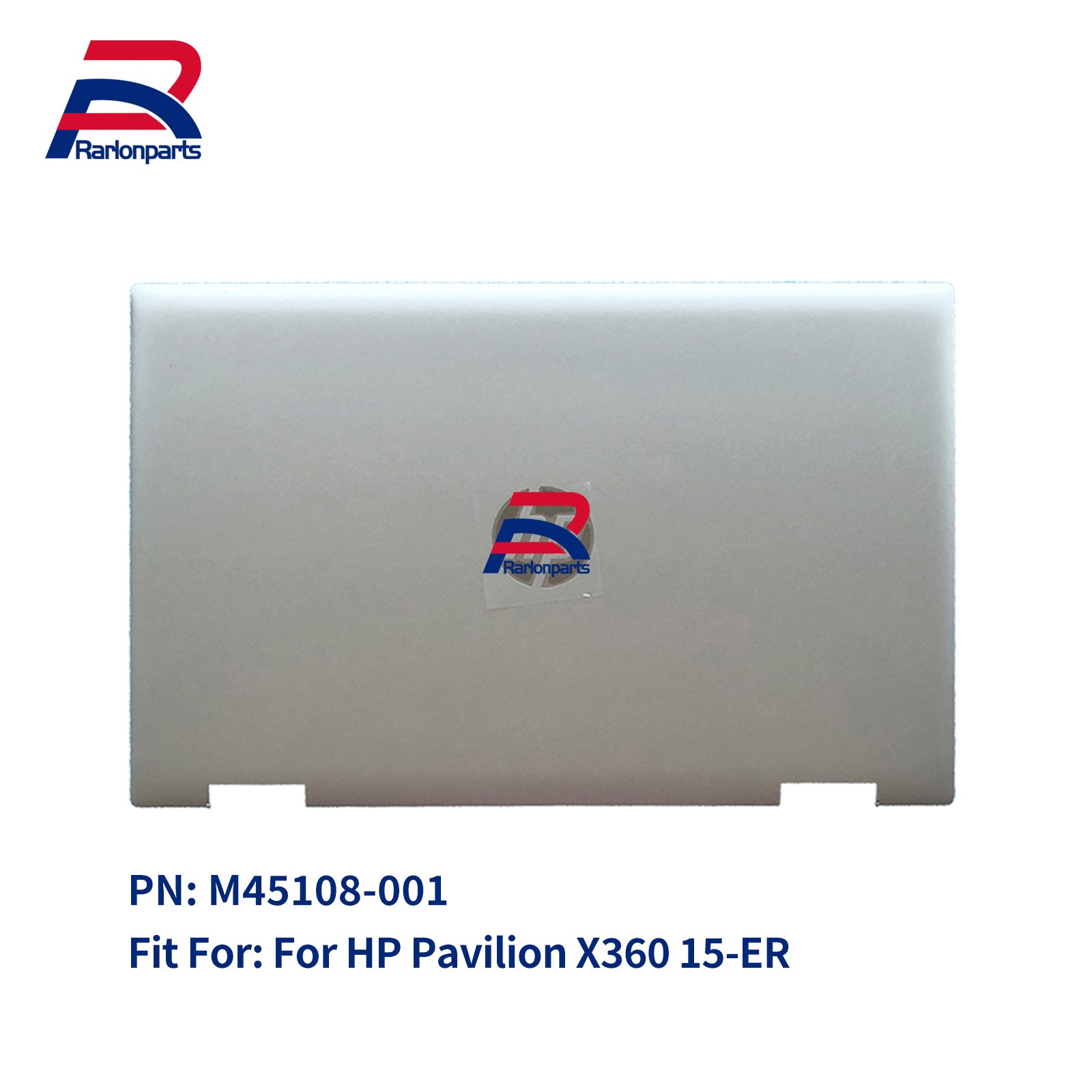 For HP Pavilion 15-ER 15-ER0056CL 15-ER0077NR LCD Back Cover Silver M45108-001