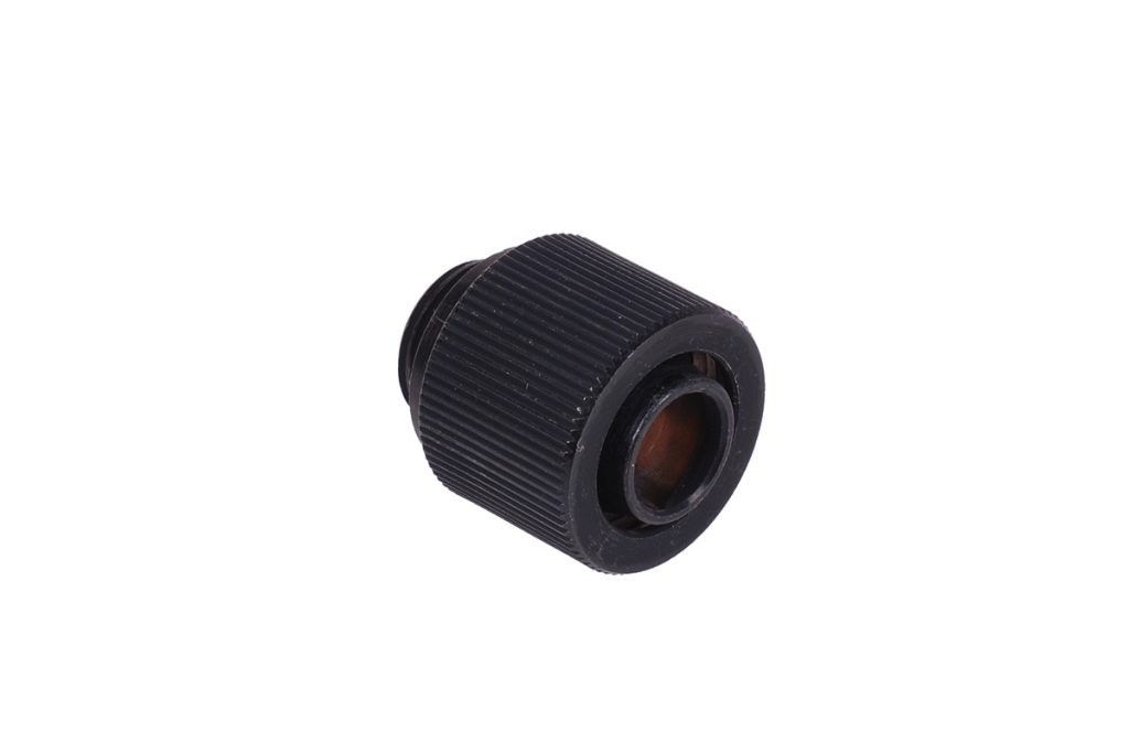 Phobya 13/10mm (10×1,5mm) compression fitting G1/4 – compact – matte black 62440