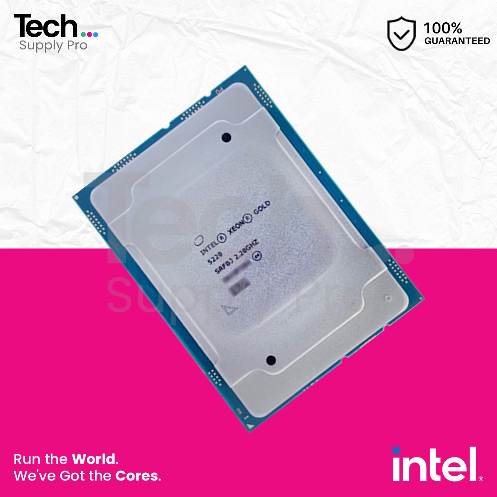 SRFBJ Intel Xeon Gold 5220 18-Core 2.20GHz 24.75MB 10.40GT/s FCLGA3647 Processor