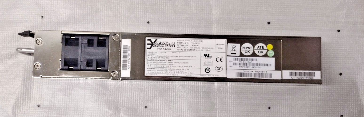3Y POWER Technology 450W Power Supply / YM-2451C /YM-2451CAR