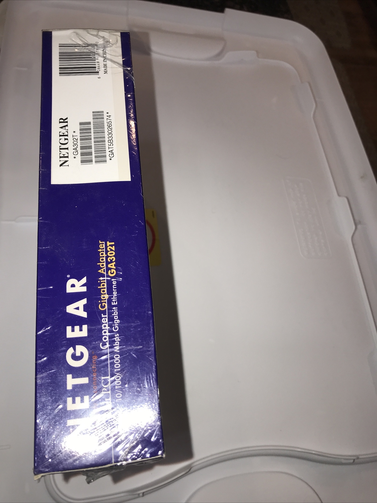 NEW Plastic Sealed Netgear GA302T PCI Copper Gigabit Adapter New In Box