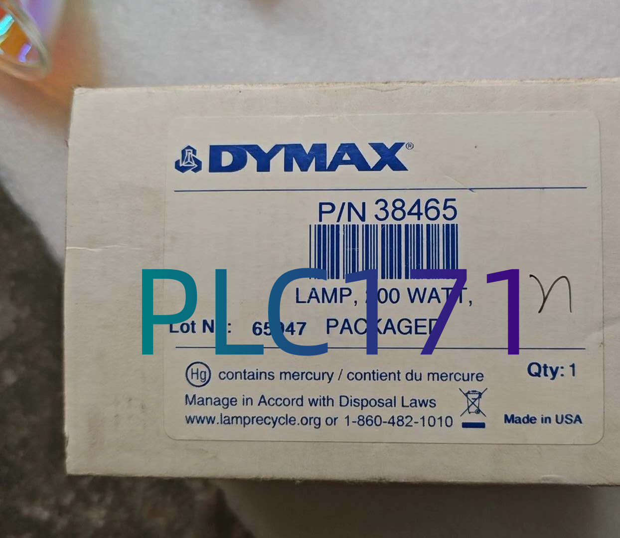 1PC New DYMAX 38465 UV lamp fast shipping