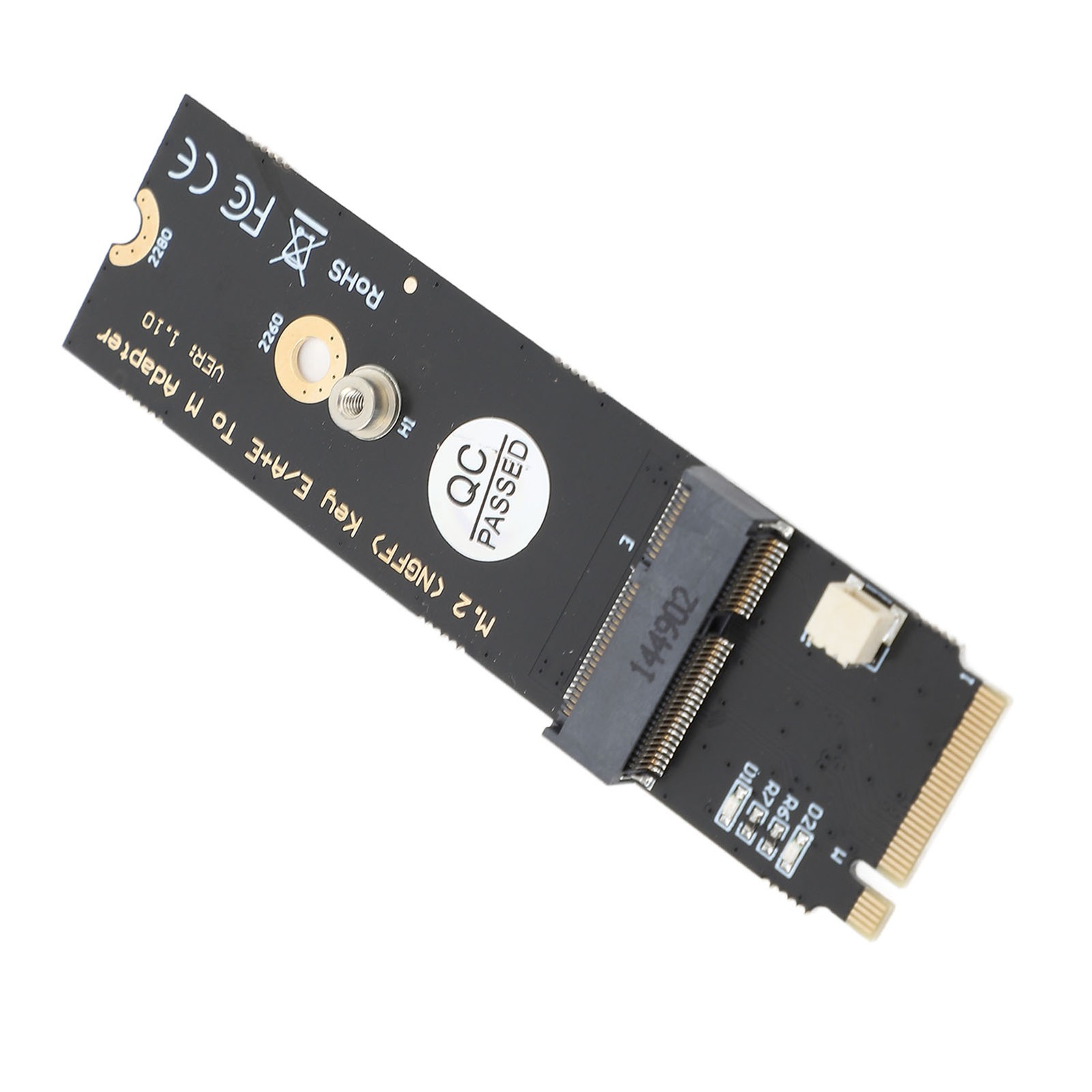 M.2 NGFF A E Key WiFi Bluetooth Card To M.2 Key M SSD Adapter For AX2 CRBU