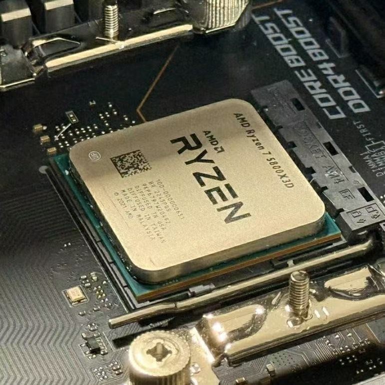 CPU processor AMD Ryzen 7 5800X3D 8-core 16-thread 3.4-4.5Ghz 3-level cache 96MB