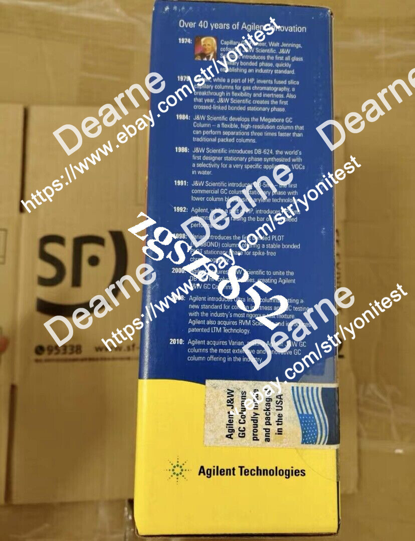 Agilent 125-103J Gas Chromatography Column Brand New Fast Shipping FedEx or DHL