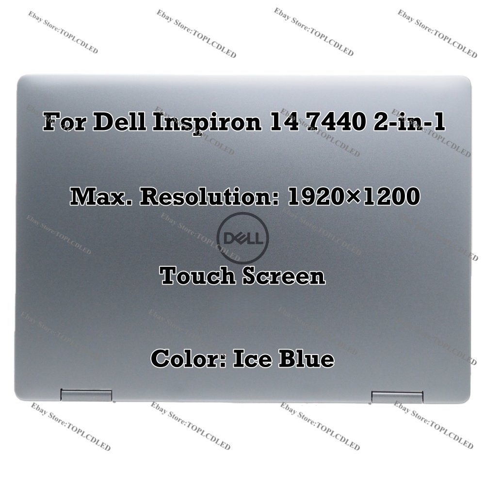 For Dell Inspiron 14 7440 2-in-1 P186G 09JKP0 LCD Touch Screen Complete Display