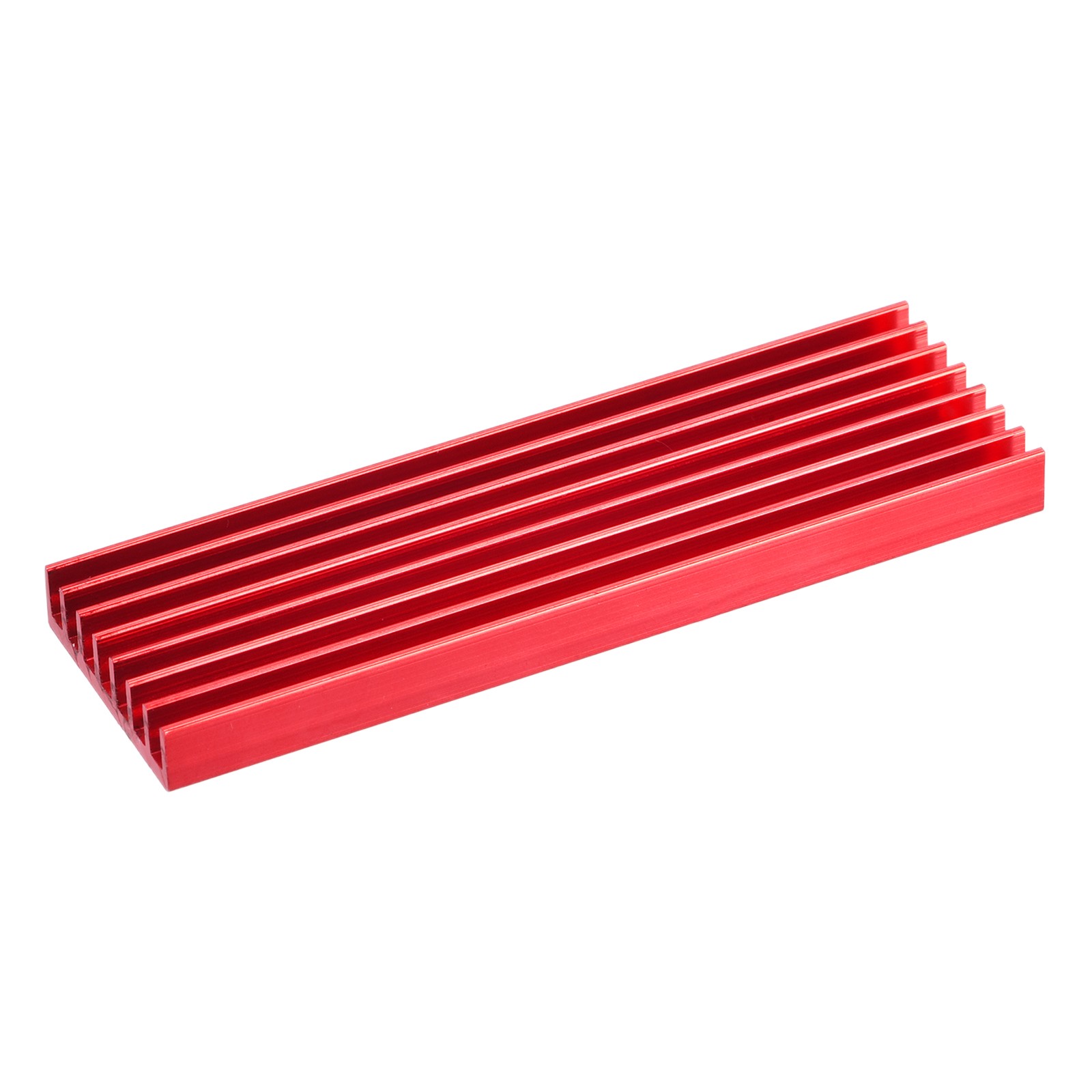 Heatsink for NVMe M.2 2280 SSD with Thermal Pad 70x22x6mm, Red