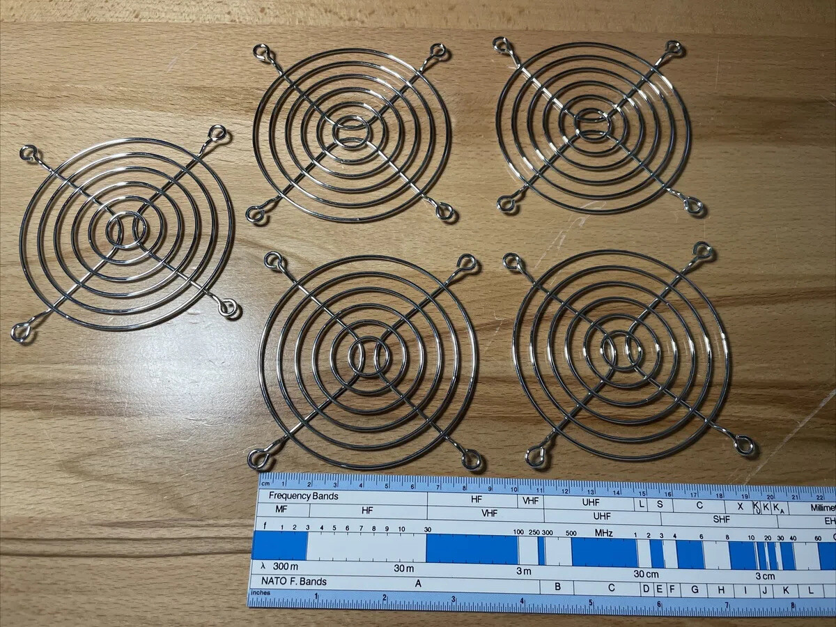 5 PCS 80mm Metal Fan Grill