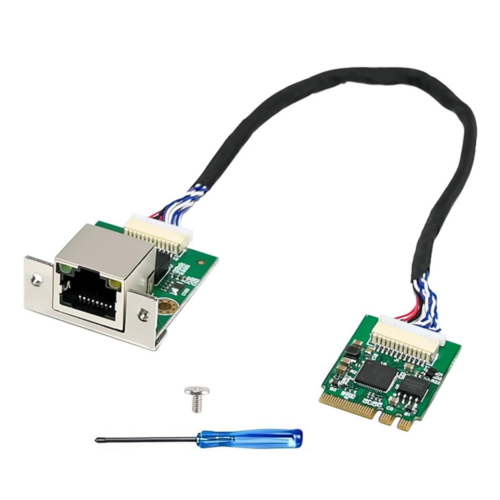 M.2 A+E Key to 2.5G Ethernet Adapter – NIC with Intel I226V, 100/1000/2500 Mb…