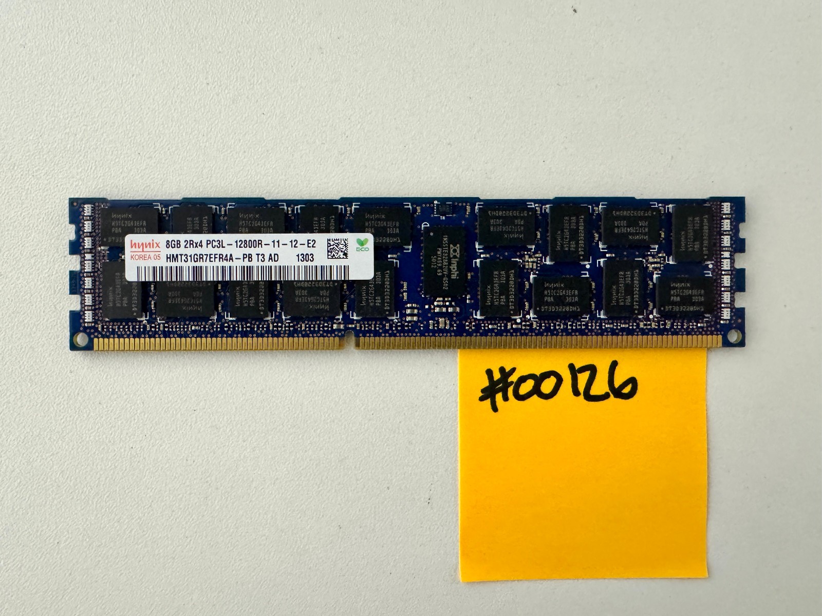 8GB Hynix 2Rx4 PC3L 12800R HMT31GR7EFR4A-PB Server RAM