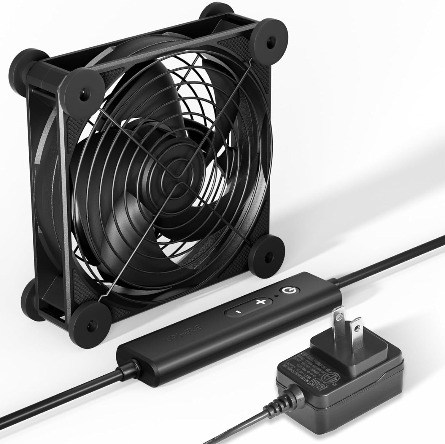 Big Airflow Computer Fan with AC Plug Cabinet Fan 100V 240V AC Power Supply