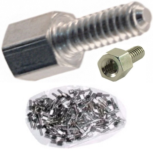 Lot100pk DB Stud/Bolt/Nut Serial/9/25/Parallel/VGA/SVGA for Cable/Cord/Wire/Port