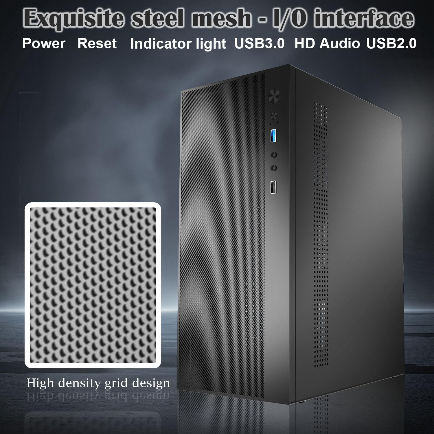 Micro ATX case, Mini itx case with USB3.0, USB2.0 I/O Port,&Standard ATX PSUs…