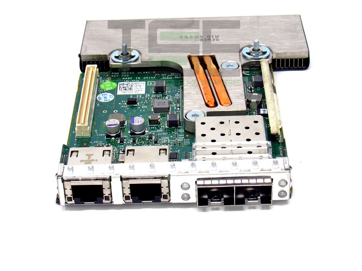 Dell 165T0 Broadcom 57800S 2x 10G SFP+ 2x 1GbE MT09V R620 R720 R720xd R820