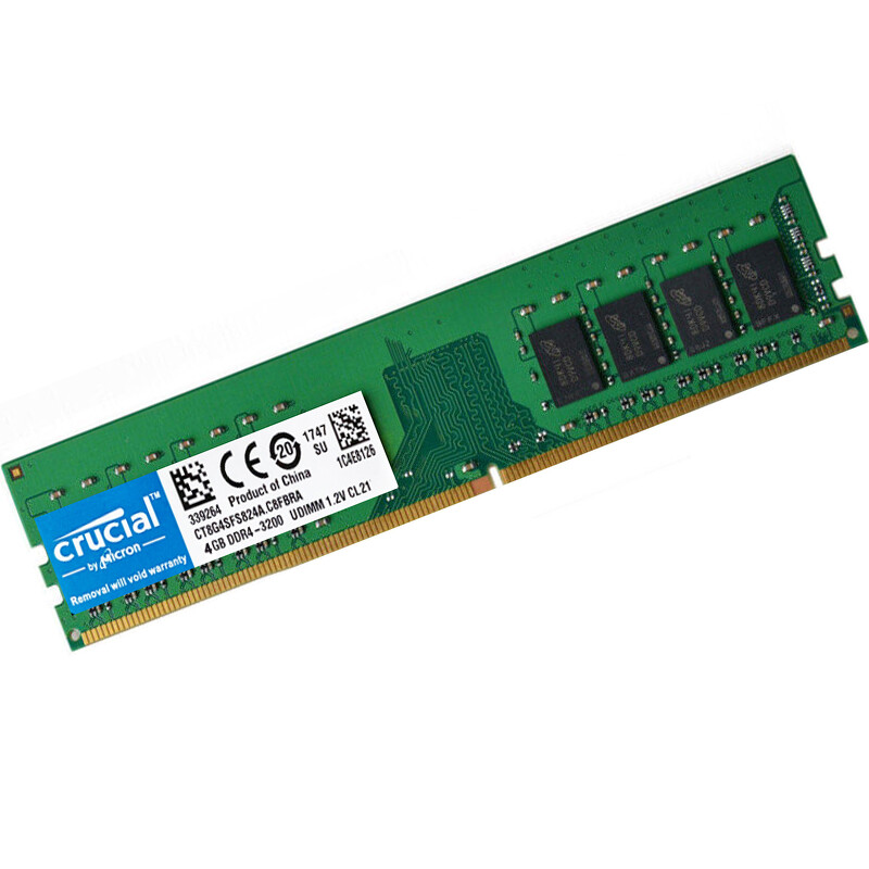 Crucial DDR4 8GB 2X4GB 3200 Mhz PC4-25600 288pins Desktop Memory Dimm Ram