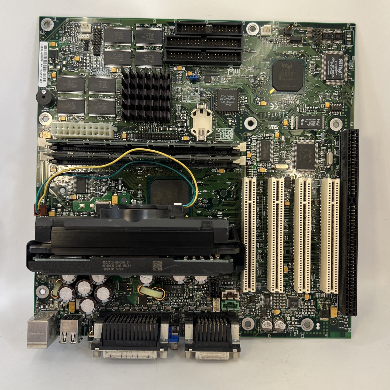 Intel SR440 Slot 1 Motherboard Pentium III 450MHz CPU RAM AGP PCI ISA