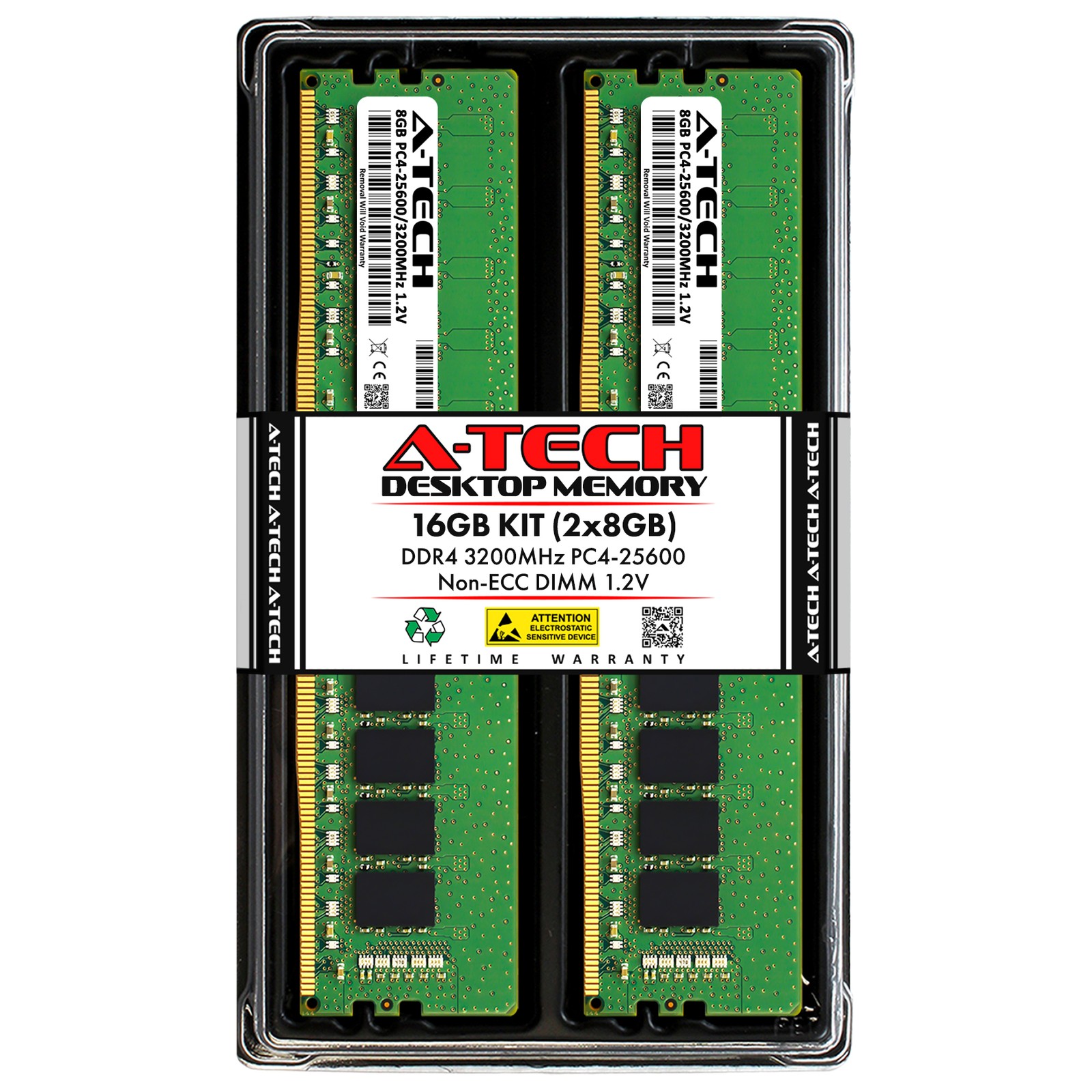 16GB 2x 8GB DDR4-3200 ASUS ROG Strix B550-F Gaming WiFi II Memory RAM