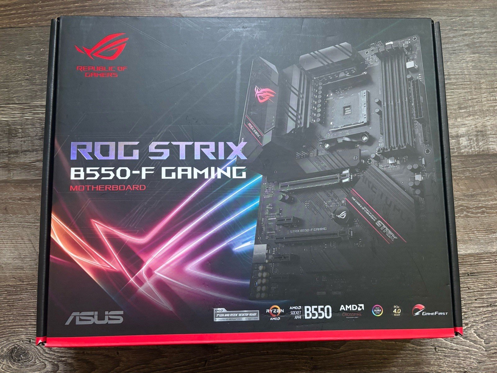 ASUS ROG STRIX B550-F GAMING AM4 ATX DDR4 Gaming Motherboard