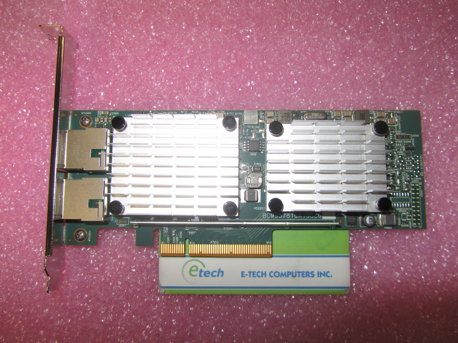 44T1370 – Broadcom NetXtreme 2×10 Gigabit Ethernet BaseT Adapter for System x