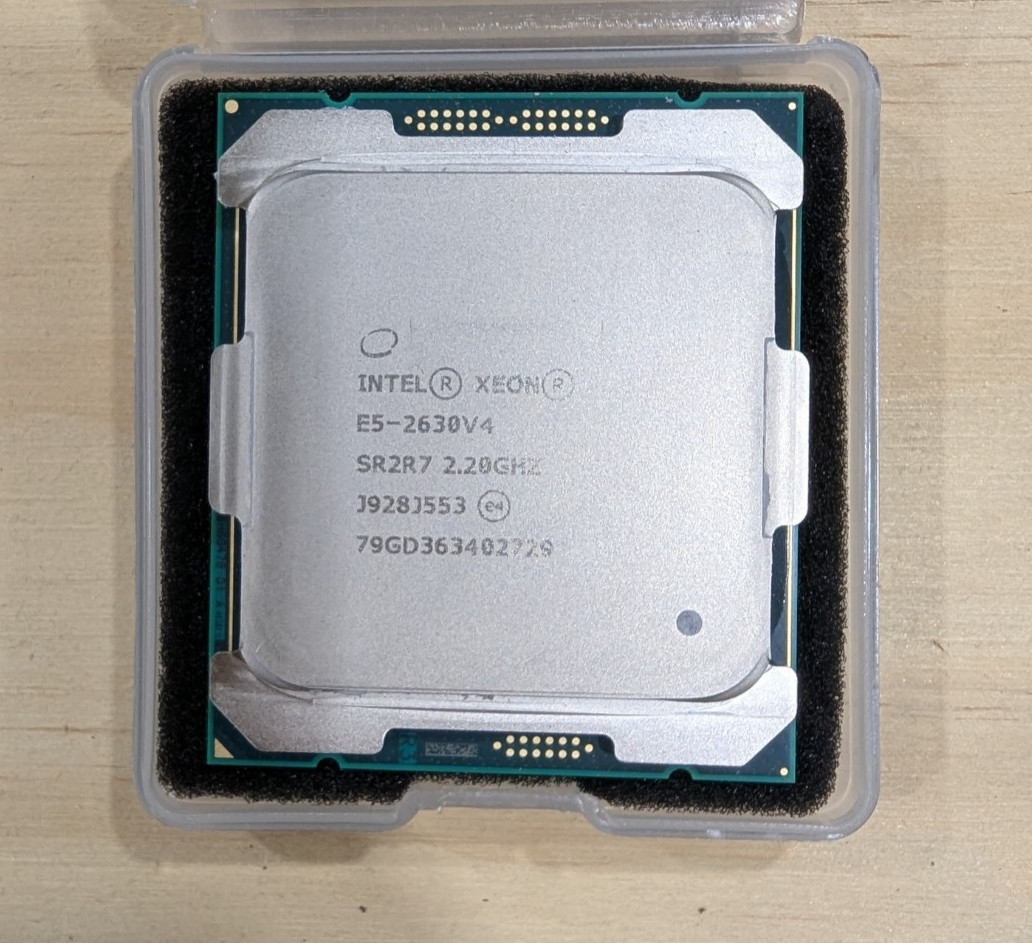 Intel XEON 10 CORE Processor E5-2630V4 2.2GHZ 25MB Smart Cache 8 GT/S QPI TDP 85