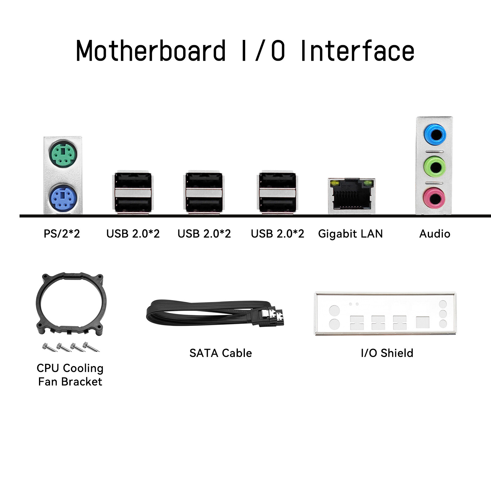 LGA 2011-v3 X99 Motherboard with DDR4 SATA/NVME M.2 USB 2.0 SATA 2.0 White PC