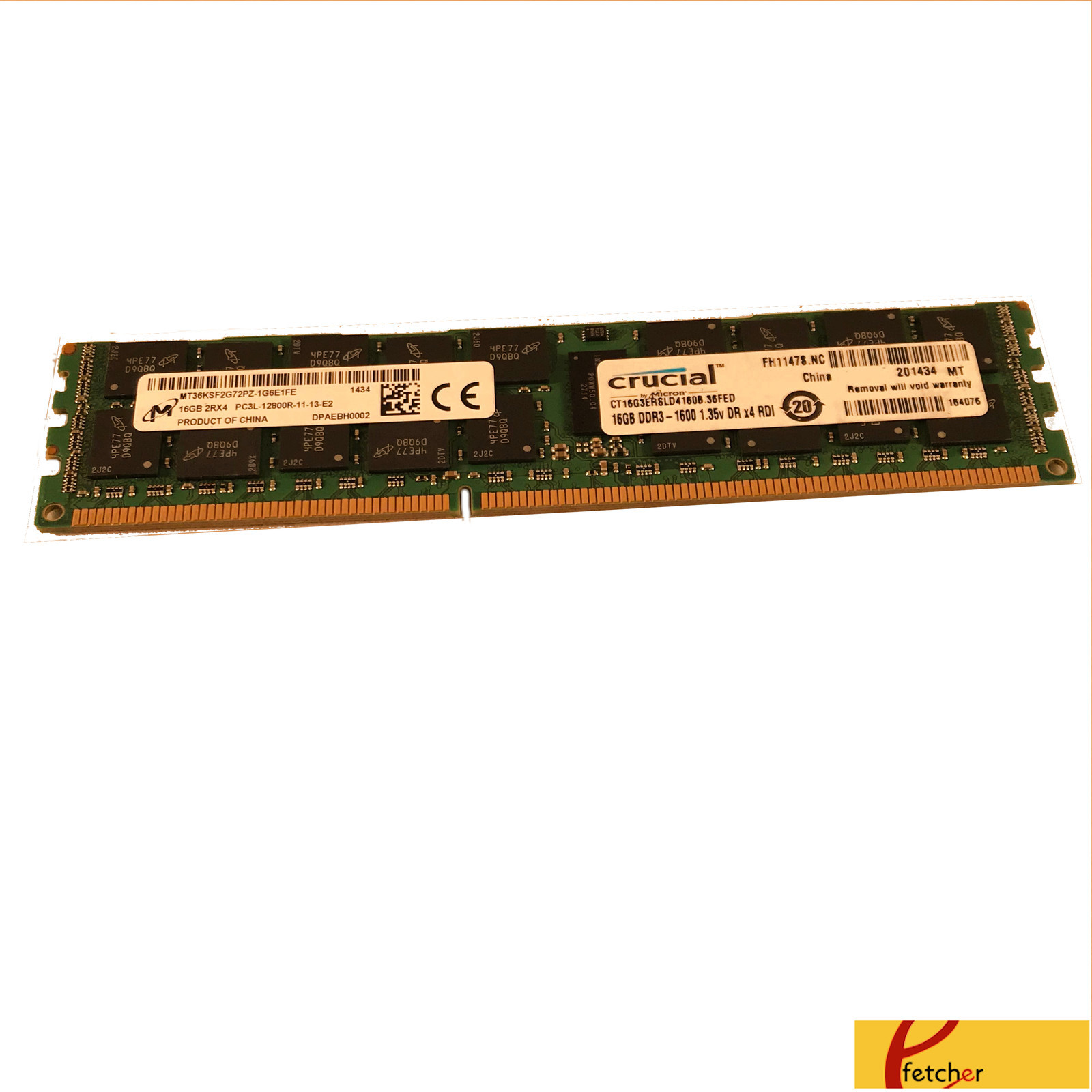 Crucial CT16G3ERSLD4160B 16GB Reg Dell Precision WS R7610 T3610 T5500 T5610