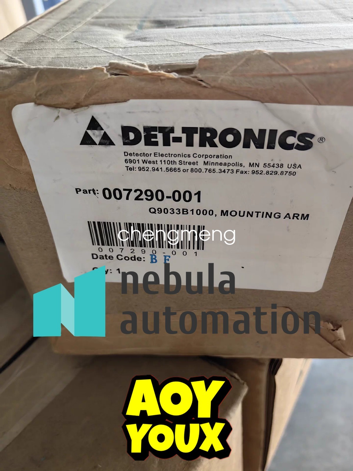 1PCS new X3301 007290-001 Q9033B1000 DET-TRONICS sensor Shipping DHL or FedEX