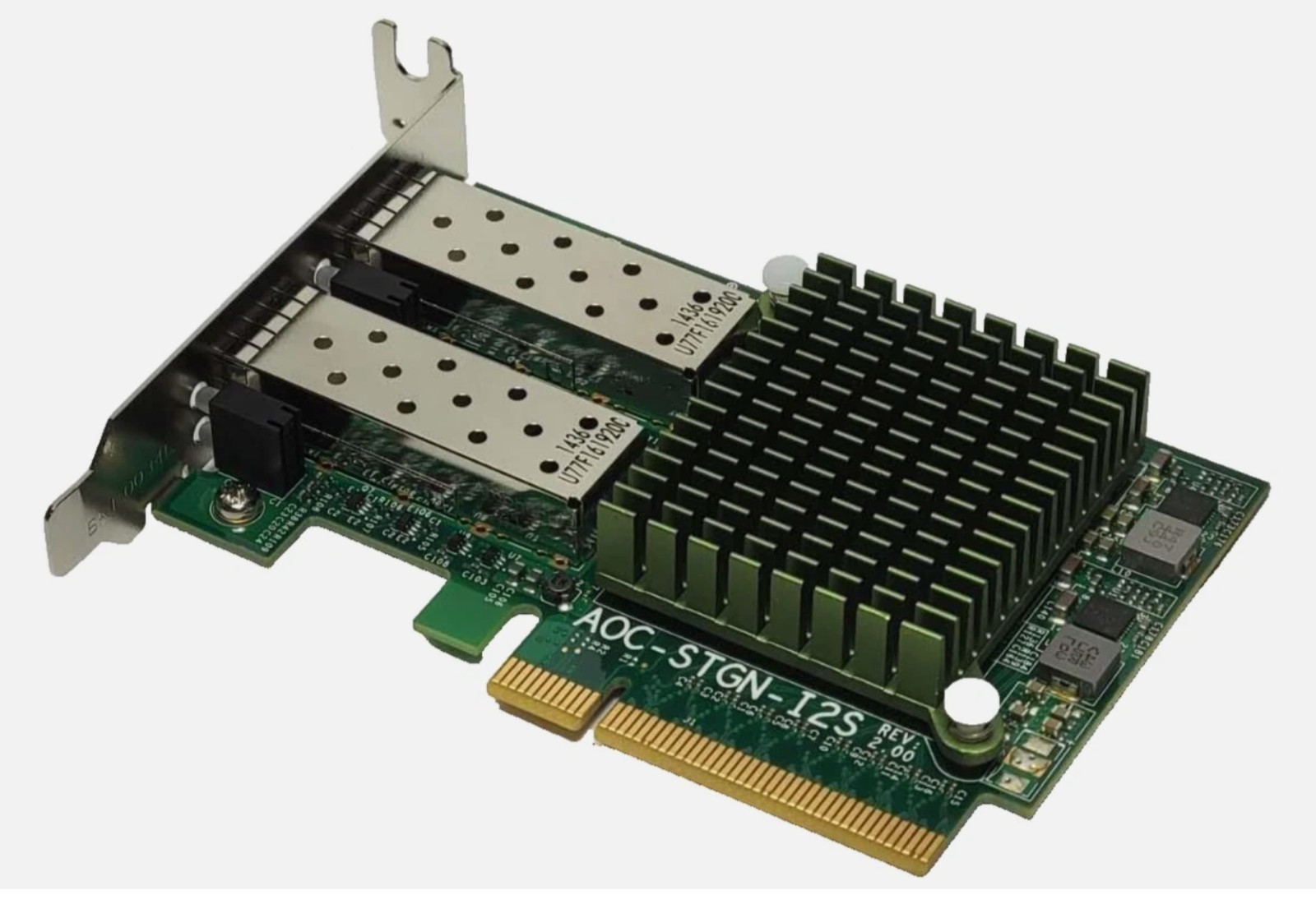 SuperMicro AOC-STGN-I2S Dual Port 10GB SFP+ 10GB Card Low Profile Rev 2.00