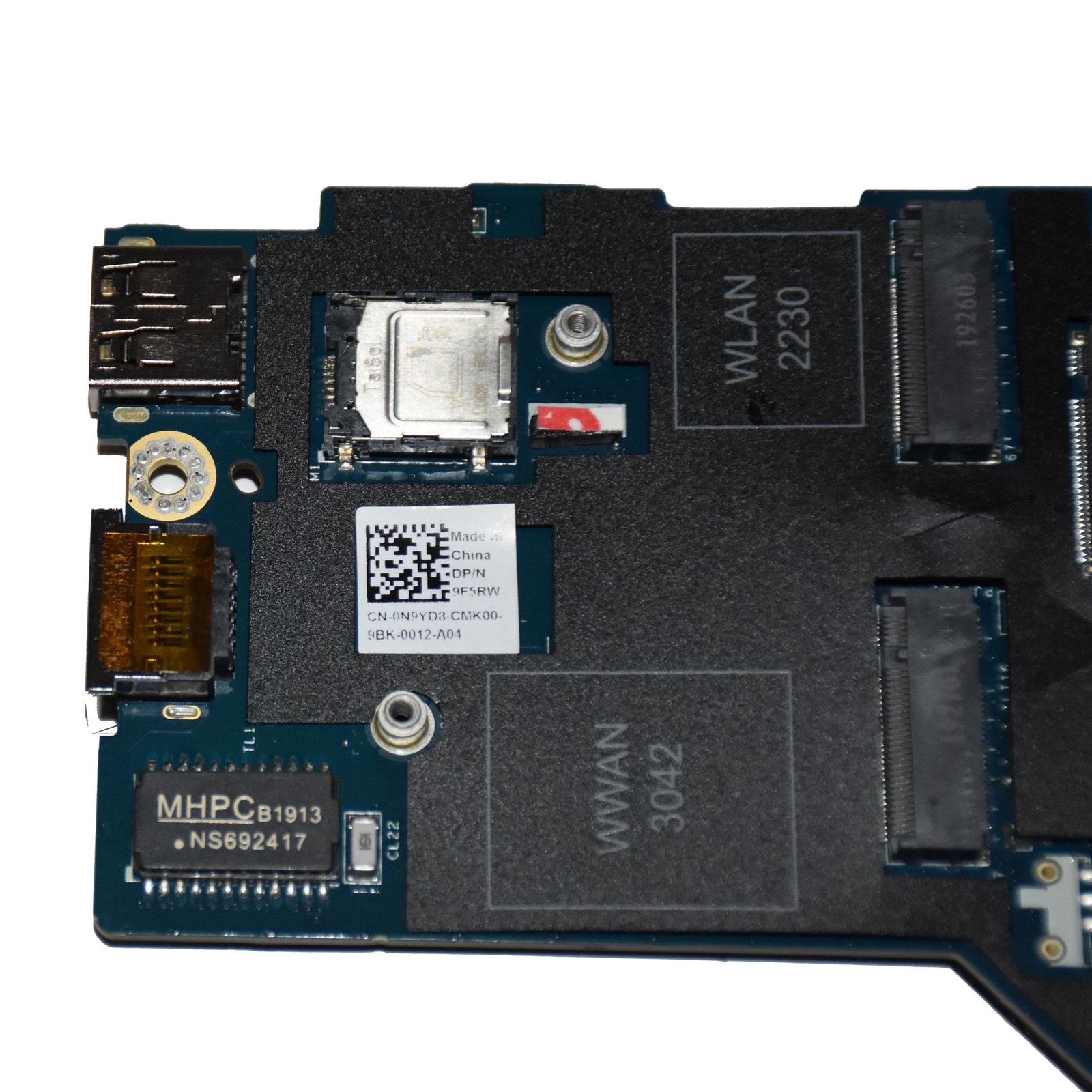 Dell Precision 7740 Laptop Motherboard i5-9400H Quad-Core 2.5GHz LA-H281P N9YD8