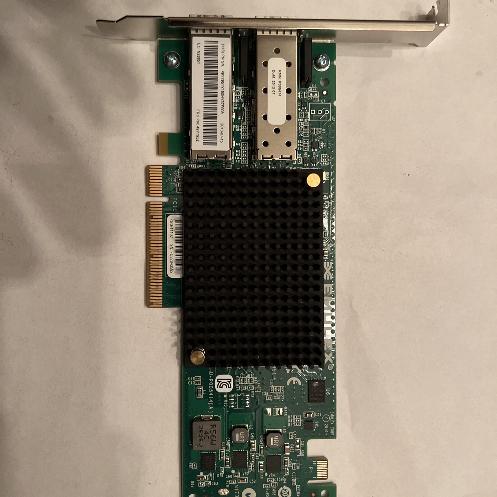 49Y7950 49Y7952 IBM Emulex 10 Gigabit Virtual Fabric System