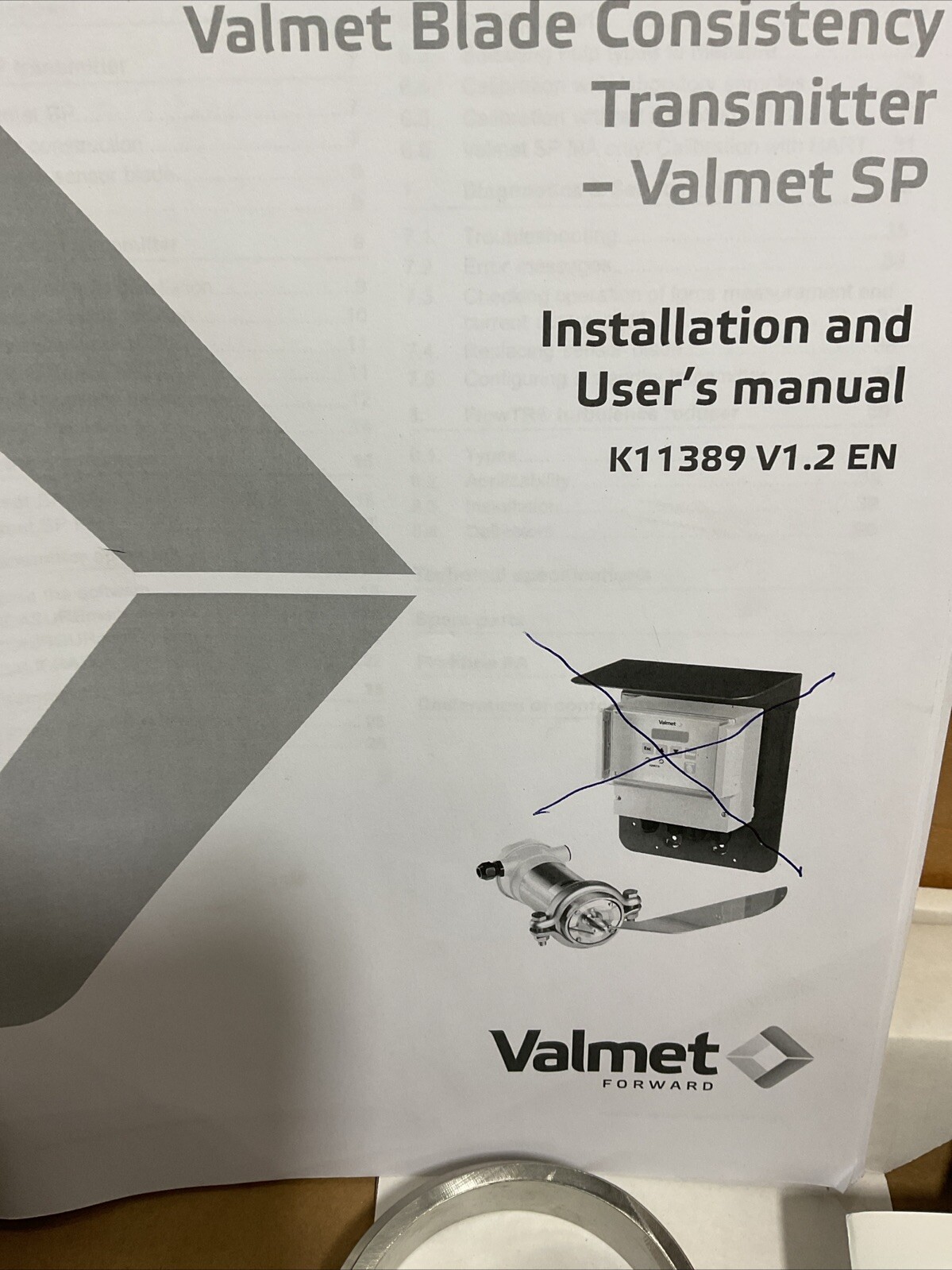VALMET SP SS BLADE CONSISTENCY TRANSMITTER 24VDC NEW