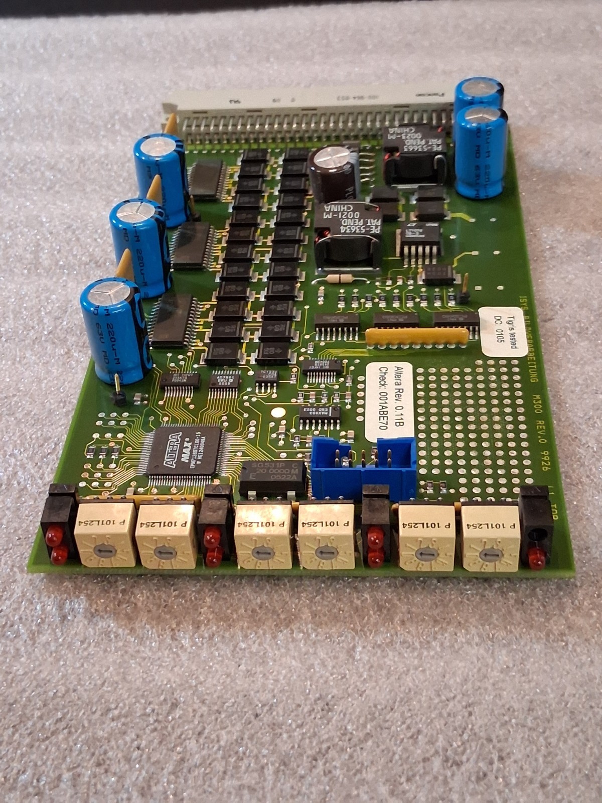 Ekra BOARD / Tigris Elektronik ISYS M300 ALTERA REV.0.11B Board