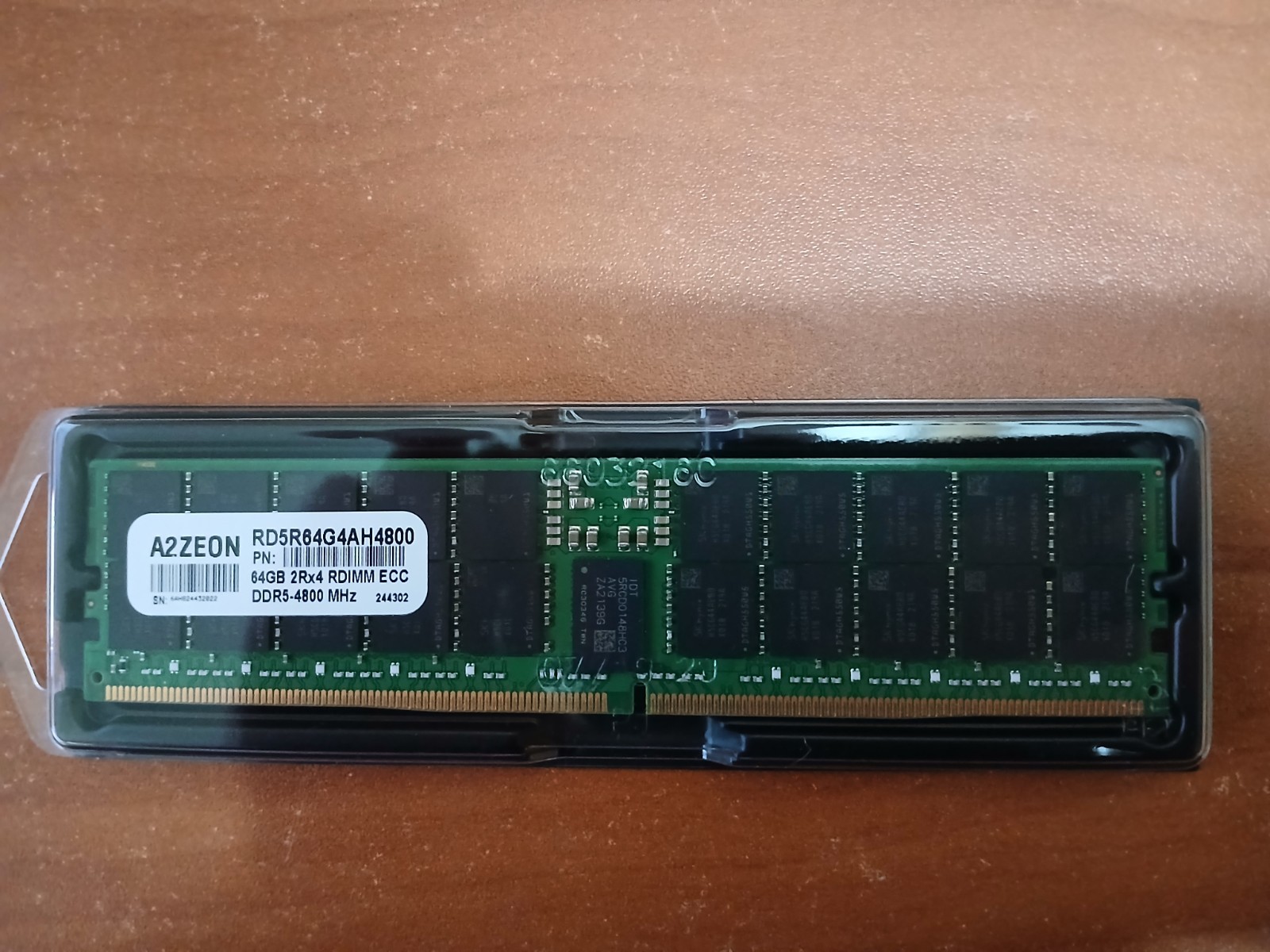 1x64GB A2Zeon DDR5-4800 ECC EC8 RDIMM SERVER RAM Memory (RD5R64G4AH4800)