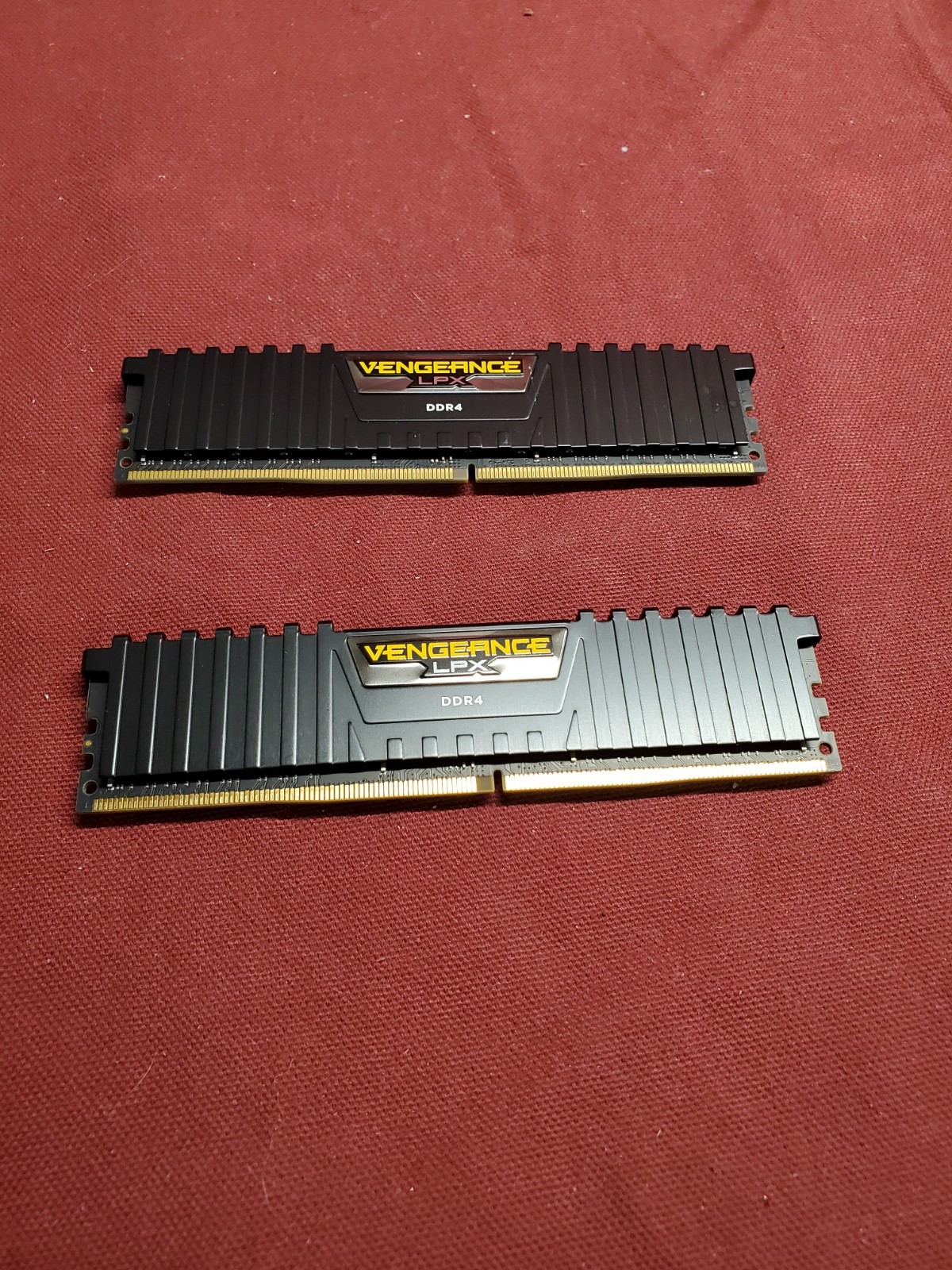 (Lot of 2) Corsair Vengeance LPX 16GB DDR4 3200MHz CMK32GX4M2B3200C16 RAM #3023