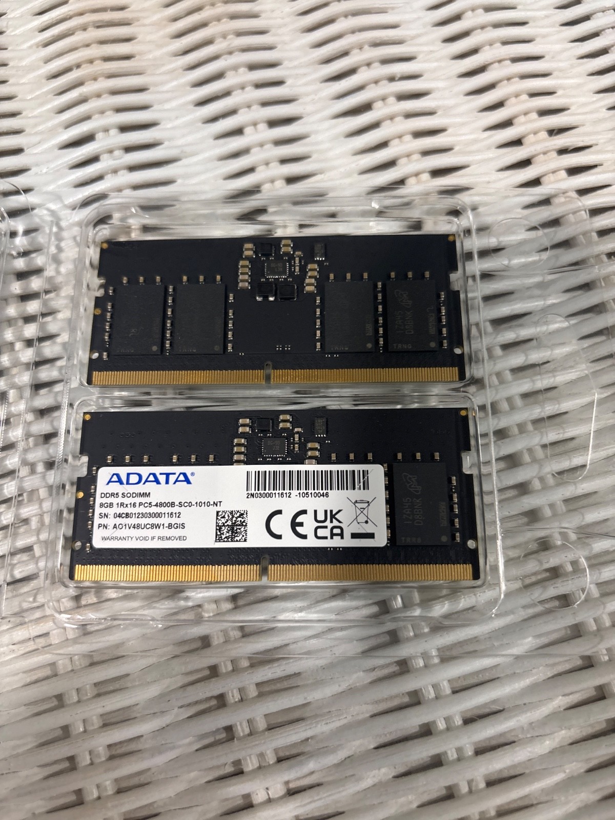 ADATA DDR5 4800MHz 16GB Kit 2x8GB SO DIMM Laptop RAM PC5 38400