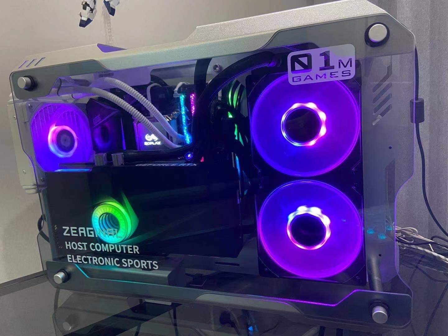 Zeagnal Aluminum Alloy Frame Tempered Glass Mini Case ZC-01M
