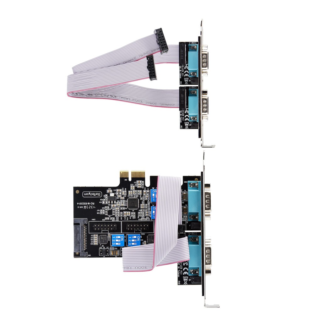 StarTech.com PS74ADF-SERIAL-CARD Startech Cc 4Port Serial Pcie Card Lp Bracket