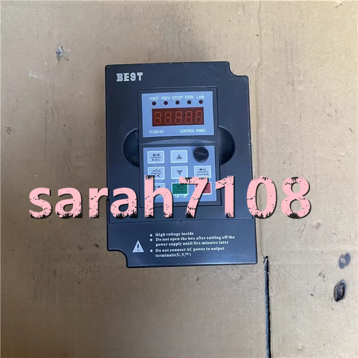 1PC USED BEST variable frequency governor FC300-B3-1.5G/T2 By FedEx or DHL