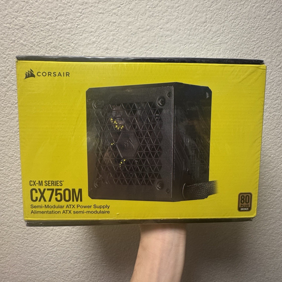 CORSAIR CX-M CX750M 750 W ATX 80 PLUS BRONZE Certified Semi-Modular Power Supply